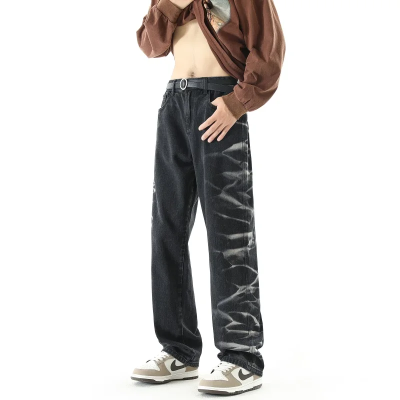 2023 New Autumn Wide Leg Jeans Men Trousers Neutral Loose Casual Hip Hop Streetwear Washed Vintage Straight leg Denim Pants
2023 New Autumn Wide Leg Jeans Men Trousers Neutral Loose Casual Hip Hop Streetwear Washed Vintage Straight leg Denim Pants