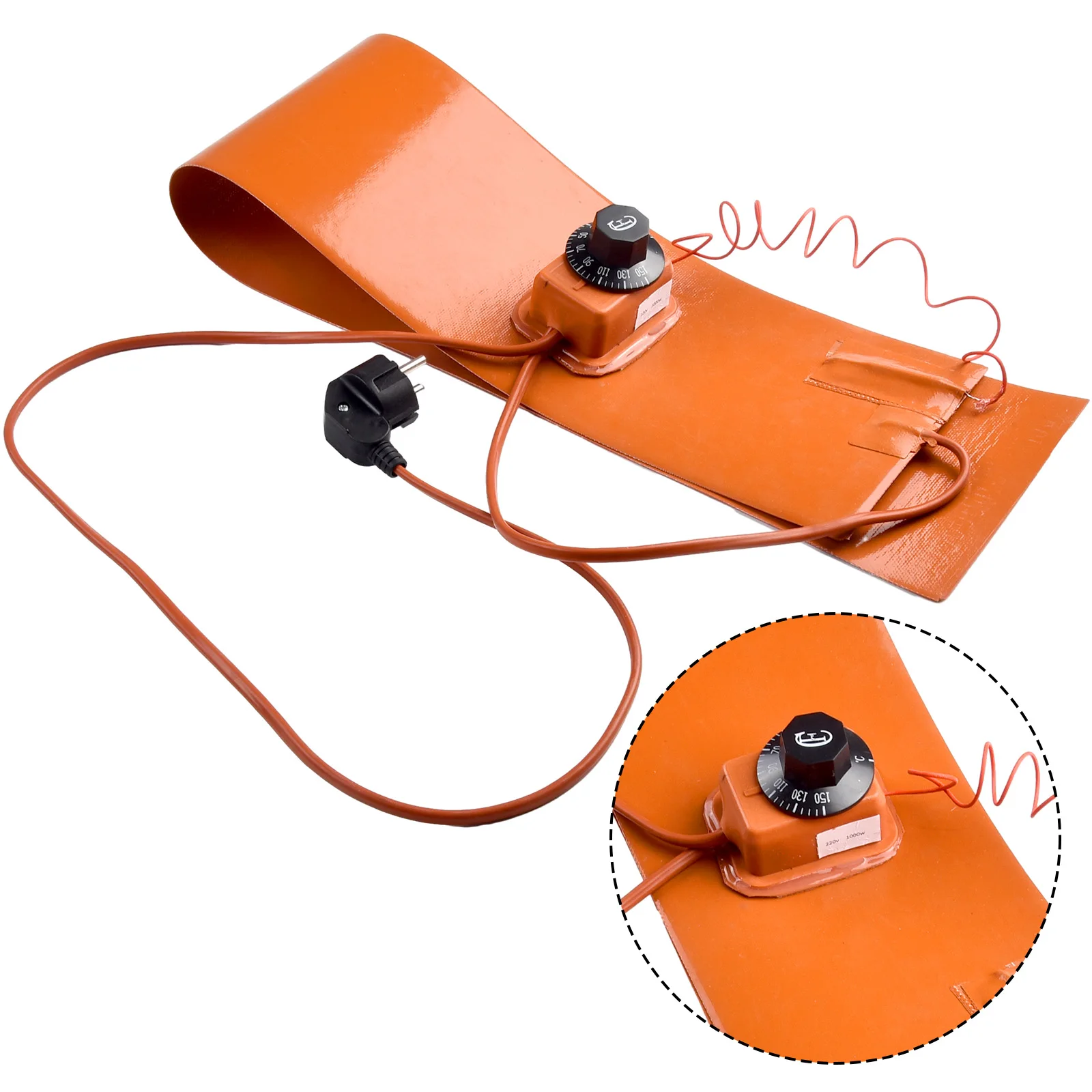 15x91 5cm Silicone Heating Pad, Quick Heat Up, Corrosion Resistant, Wear Resistant, Long Life, Easy Installation
15x91 5cm Silicone Heating Pad, Quick Heat Up, Corrosion Resistant, Wear Resistant, Long Life, Easy Installation