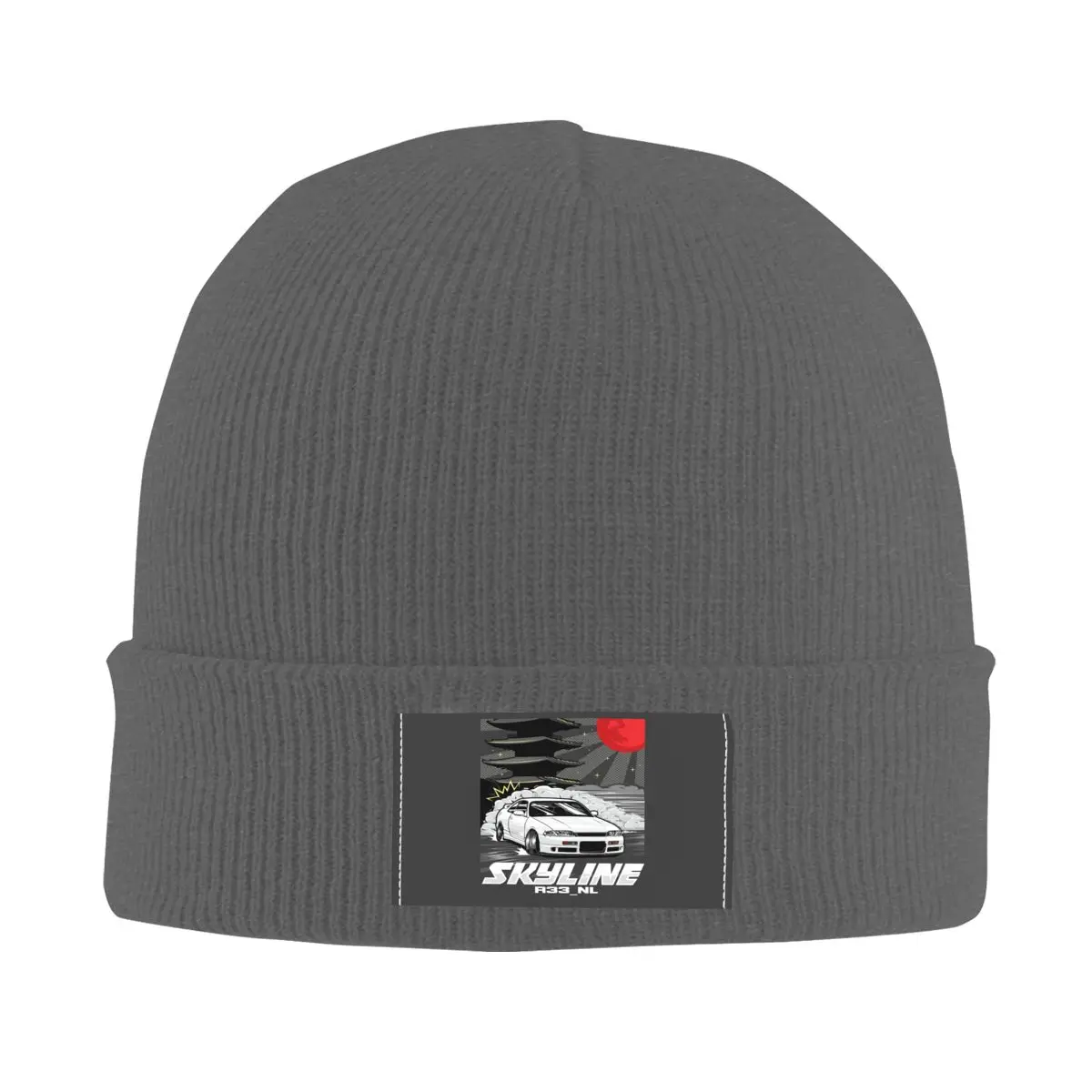 

Skyline Gtrs 35 Generation Evolution Knitted Caps Women's Men's Beanies Winter Hats JDM Car Racing Warm Melon Cap