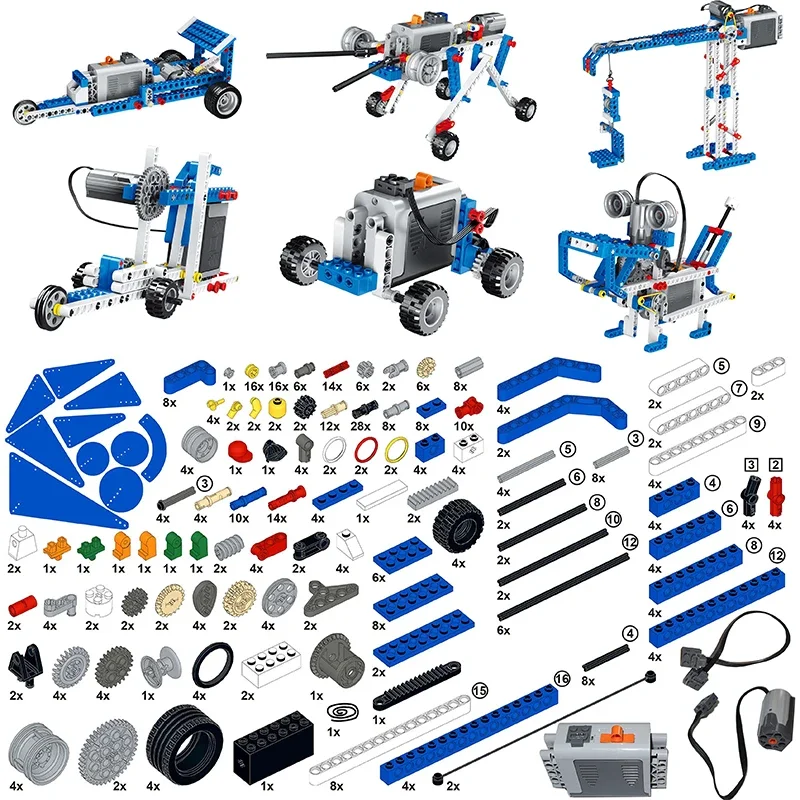 9686 MOC Brick Technical Parts Multi Technology Educational School Student Learning Building Block Power Punction Teaching Tools
9686 MOC Brick Technical Parts Multi Technology Educational School Student Learning Building Block Power Punction Teaching Tools
