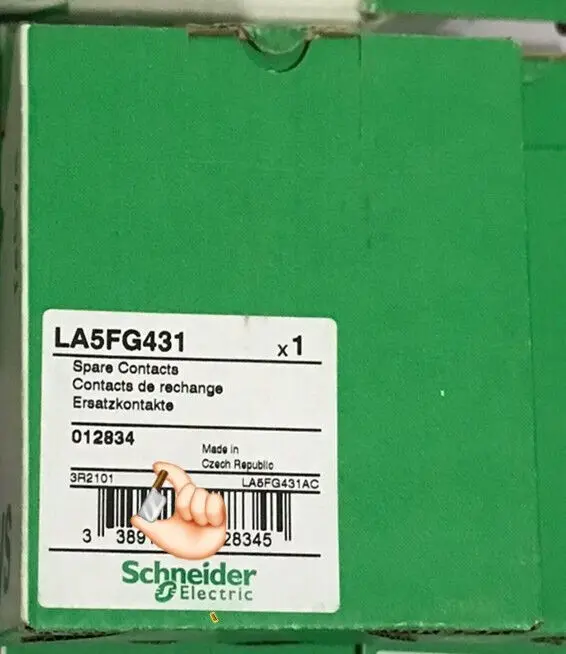Новые запасные контакты SCHNEIDER LA5FG431 в коробке
Новые запасные контакты SCHNEIDER LA5FG431 в коробке