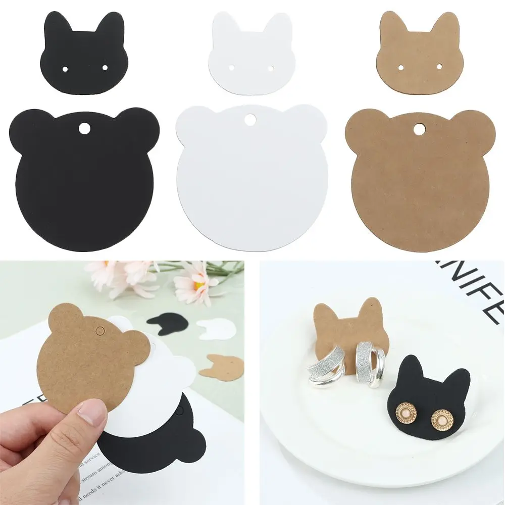 6x6cm Hang Label Price Tags DIY Accessories Cartoon Animal Earring Cards Cat Bear Shape Jewelry Display Cardboards
6x6cm Hang Label Price Tags DIY Accessories Cartoon Animal Earring Cards Cat Bear Shape Jewelry Display Cardboards