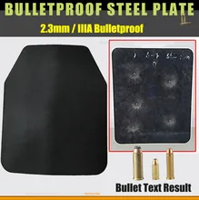 2.3mm IIIA Bulletproof Panel Body Armor Steel Plate Chest Board Heart Protection Bullet proof Plate against 7.62mm caliber
2.3mm IIIA Bulletproof Panel Body Armor Steel Plate Chest Board Heart Protection Bullet proof Plate against 7.62mm caliber
