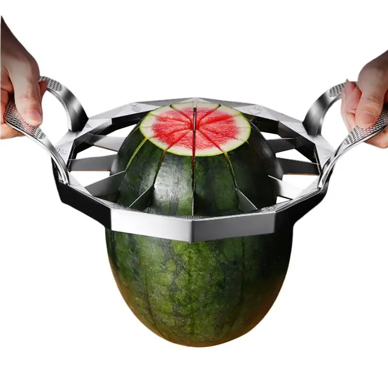 Round Watermelon Slicer Stainless Steel Melon Fruit Slicer For Kitchen Home Kitchen Small Tool For Watermelon Cantaloupe
Round Watermelon Slicer Stainless Steel Melon Fruit Slicer For Kitchen Home Kitchen Small Tool For Watermelon Cantaloupe
