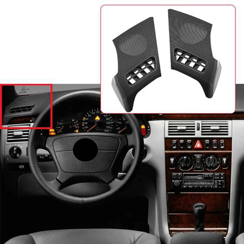 

Автомобильная панель R + L Боковая решетка вентиляционного отверстия для Mercedes Benz W210 E-CLASS E320 E430 E55 LHD