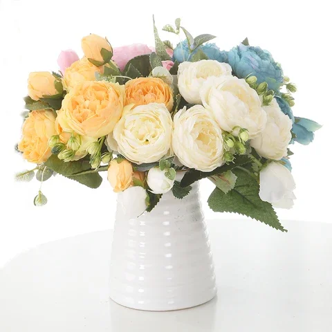 1Pc Silk Artificial Roses Flowers Peony Bouquet Home Decoration Accessories Wedding Party Fake Flowers Diy Craft Garland Window
1Pc Silk Artificial Roses Flowers Peony Bouquet Home Decoration Accessories Wedding Party Fake Flowers Diy Craft Garland Window