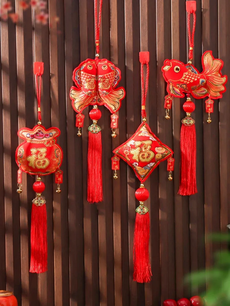 Новогодние украшения, подвесной двойной фонарик в виде рыбьего мешка, Маленькая подвеска для гостиной, праздничное украшение на весну 
Новогодние украшения, подвесной двойной фонарик в виде рыбьего мешка, Маленькая подвеска для гостиной, праздничное украшение на весну