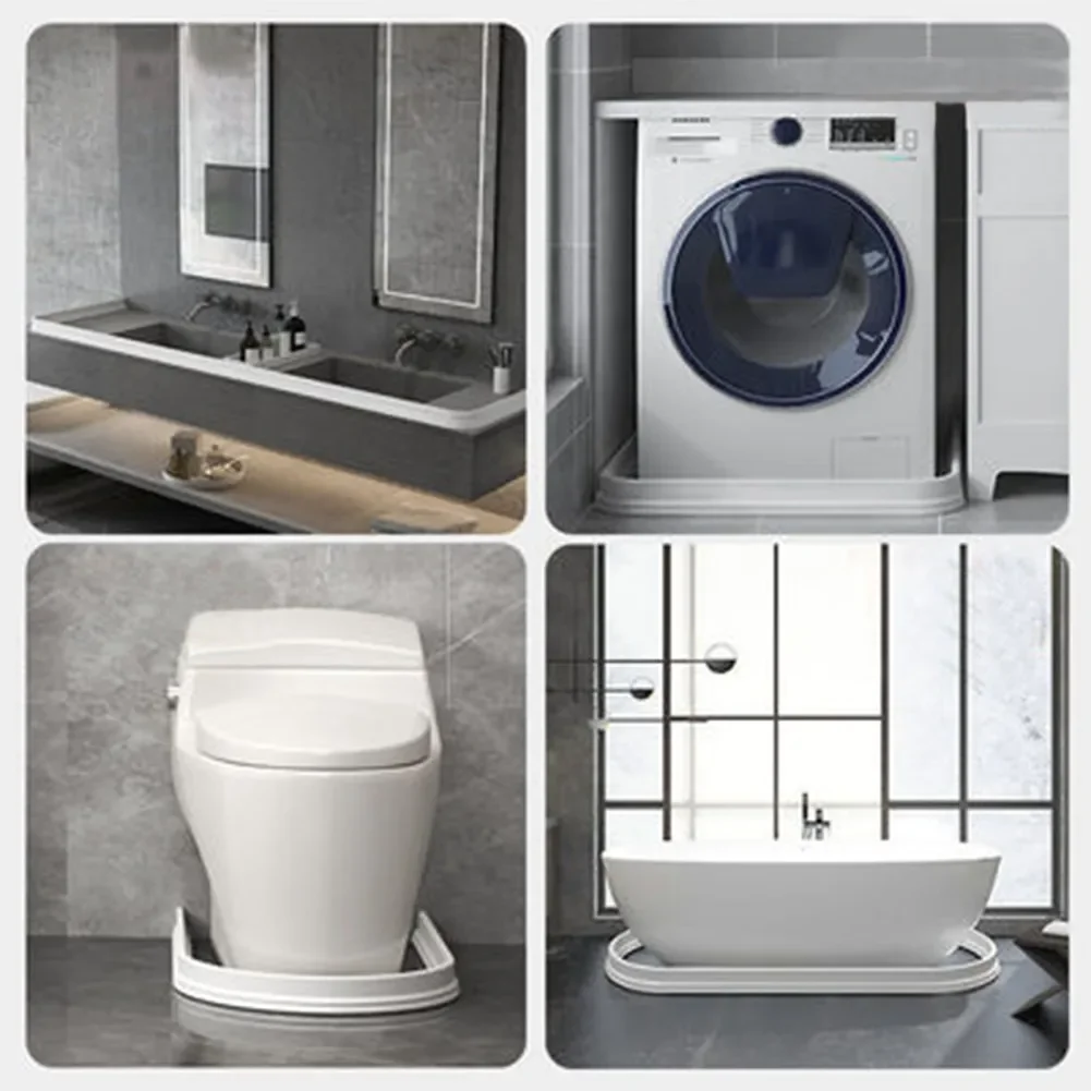 Kitchen Basin Waterproof Strip 1-3 Meters Rubber Silicone Shower Barrier Door Water Stopper Strip 30mm Width Bathroom Hardware
Kitchen Basin Waterproof Strip 1-3 Meters Rubber Silicone Shower Barrier Door Water Stopper Strip 30mm Width Bathroom Hardware