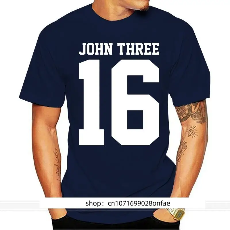 Slogan Ohn 3:16, White, Bible Verse, Christian T Shirt Men Cool Men's T Shirts Short-Sleeve
Slogan Ohn 3:16, White, Bible Verse, Christian T Shirt Men Cool Men's T Shirts Short-Sleeve