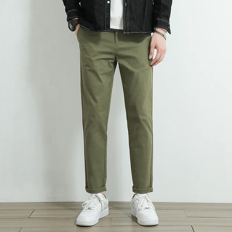 2023 New Casual Pants Men 97%Cotton Thick Solid Color Business Fashion Straight Fit Stretch Gray Trousers Male Brand Clothing 38
2023 New Casual Pants Men 97%Cotton Thick Solid Color Business Fashion Straight Fit Stretch Gray Trousers Male Brand Clothing 38