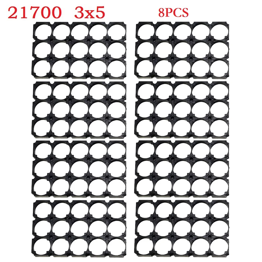 8PCS 21700 3x5 Battery Holder Stand Plastic Frame Bracket Holding Battery Packs Air Tools Power Tool Batteries Accessories
8PCS 21700 3x5 Battery Holder Stand Plastic Frame Bracket Holding Battery Packs Air Tools Power Tool Batteries Accessories