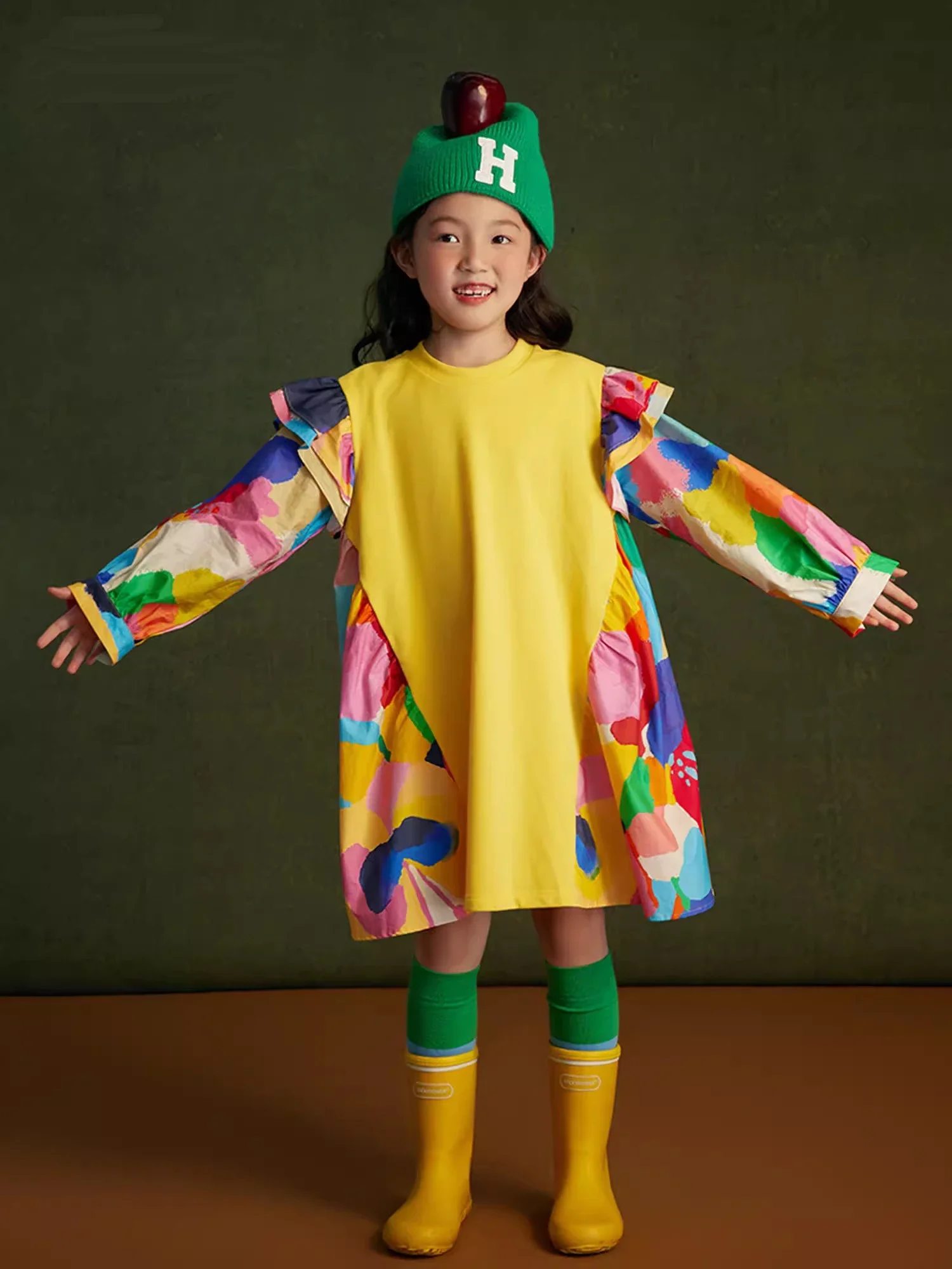 Girls Dresses Cotton Autumn and Spring Children Rainbow Colorful Clothing Long Sleeve Dress up Costume for Kids 2 to 8 Years Old
Girls Dresses Cotton Autumn and Spring Children Rainbow Colorful Clothing Long Sleeve Dress up Costume for Kids 2 to 8 Years Old