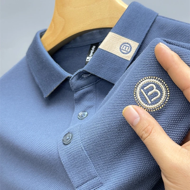 Premium 100% Cotton Short Sleeve POLO Shirt Men's 2023 Summer Fashion Embroidery Business Paul Shirt Casual Light Luxury T-shirt
Premium 100% Cotton Short Sleeve POLO Shirt Men's 2023 Summer Fashion Embroidery Business Paul Shirt Casual Light Luxury T-shirt