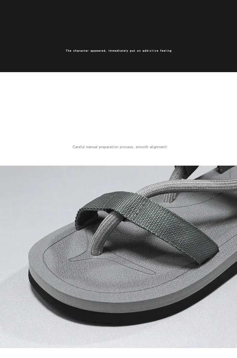 أحذية الشاطئ الصيفية للرجال ملابس خارجية صنادل رياضية كاجوال صنادل رومانية غير قابلة للانزلاق أحذية الشاطئ على شاطئ البحر أحذية الشاطئ الصيفية للرجال ملابس خارجية صنادل رياضية كاجوال صنادل رومانية غير قابلة للانزلاق أحذية الشاطئ على شاطئ البحر