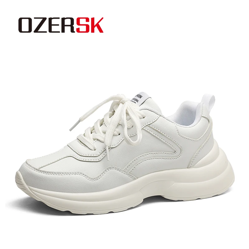 OZERSK High Quality Microfiber Leather Fashion Casual Women Shoes Lace Up Sneakers Outdoor Comfortable Sport Running Shoes
OZERSK High Quality Microfiber Leather Fashion Casual Women Shoes Lace Up Sneakers Outdoor Comfortable Sport Running Shoes