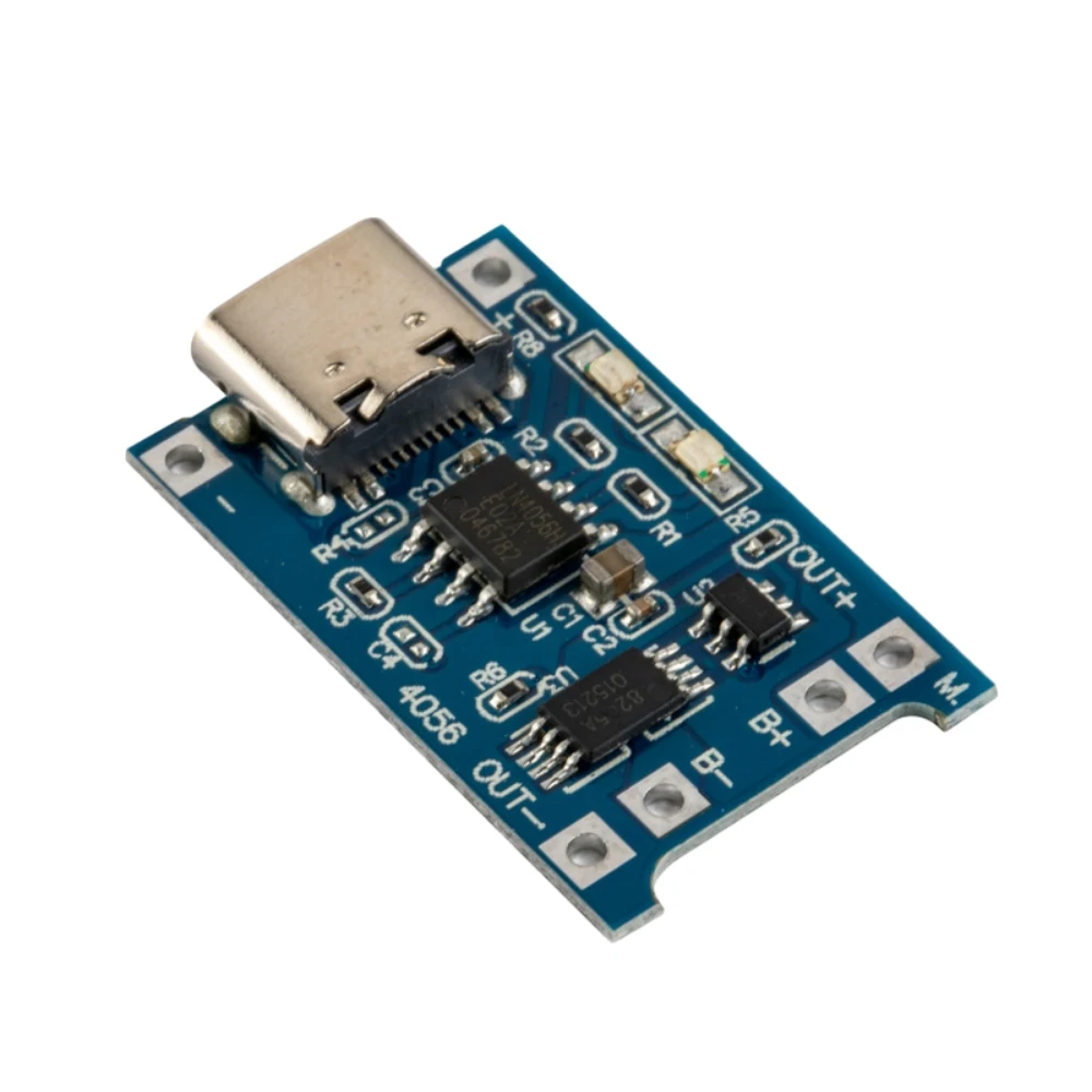 5PCS 5V 1A Type-C USB 18650 Lithium Battery Charging Board Charger Module+Protection Dual Functions TP4056 with Led Indicator
5PCS 5V 1A Type-C USB 18650 Lithium Battery Charging Board Charger Module+Protection Dual Functions TP4056 with Led Indicator