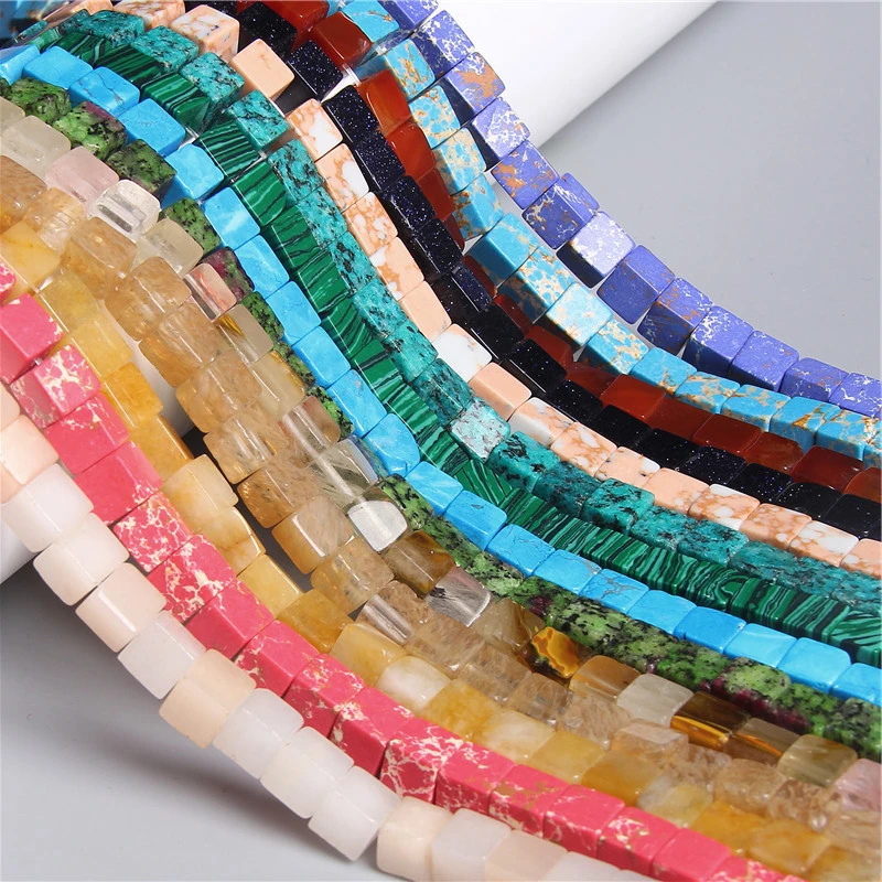 8mm Natural Cube Stone Loose Spacer Beads Charm For Women Men Jewerlry Making Handmade Diy Bracelet Necklace Accessories 15"
8mm Natural Cube Stone Loose Spacer Beads Charm For Women Men Jewerlry Making Handmade Diy Bracelet Necklace Accessories 15"