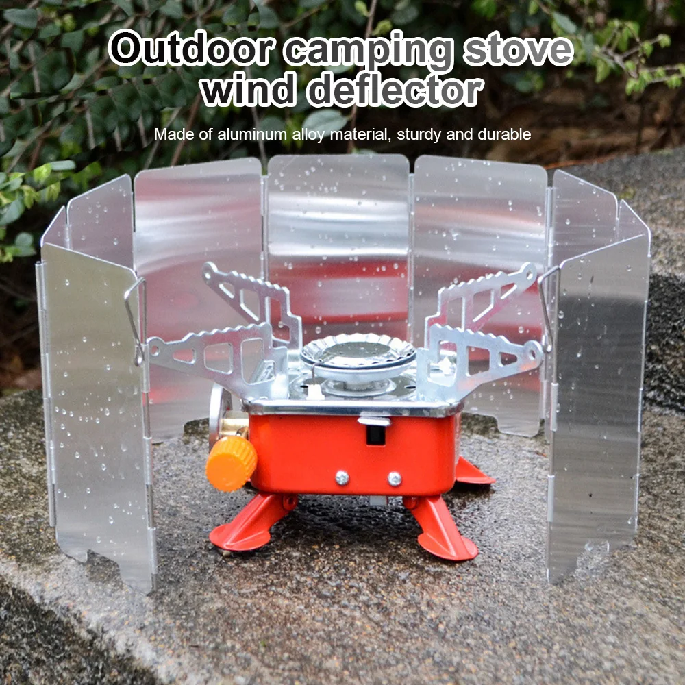 8/9/10/12Plates Gas Stove Wind Shield Outdoor Camping Picnic Cooking Burner Windproof Screen Aluminum Alloy Wind Screen
8/9/10/12Plates Gas Stove Wind Shield Outdoor Camping Picnic Cooking Burner Windproof Screen Aluminum Alloy Wind Screen