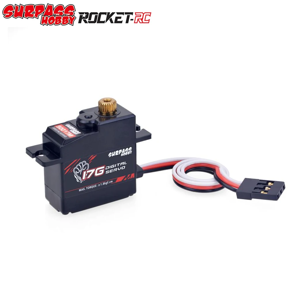 Surpass Hobby RC Servo 17g Servo Metal Gear 3.5KG for 1/18 1/24 RC Car Airplane Robot Boat RC Model Accesorries Wltoys Axail HSP
Surpass Hobby RC Servo 17g Servo Metal Gear 3.5KG for 1/18 1/24 RC Car Airplane Robot Boat RC Model Accesorries Wltoys Axail HSP