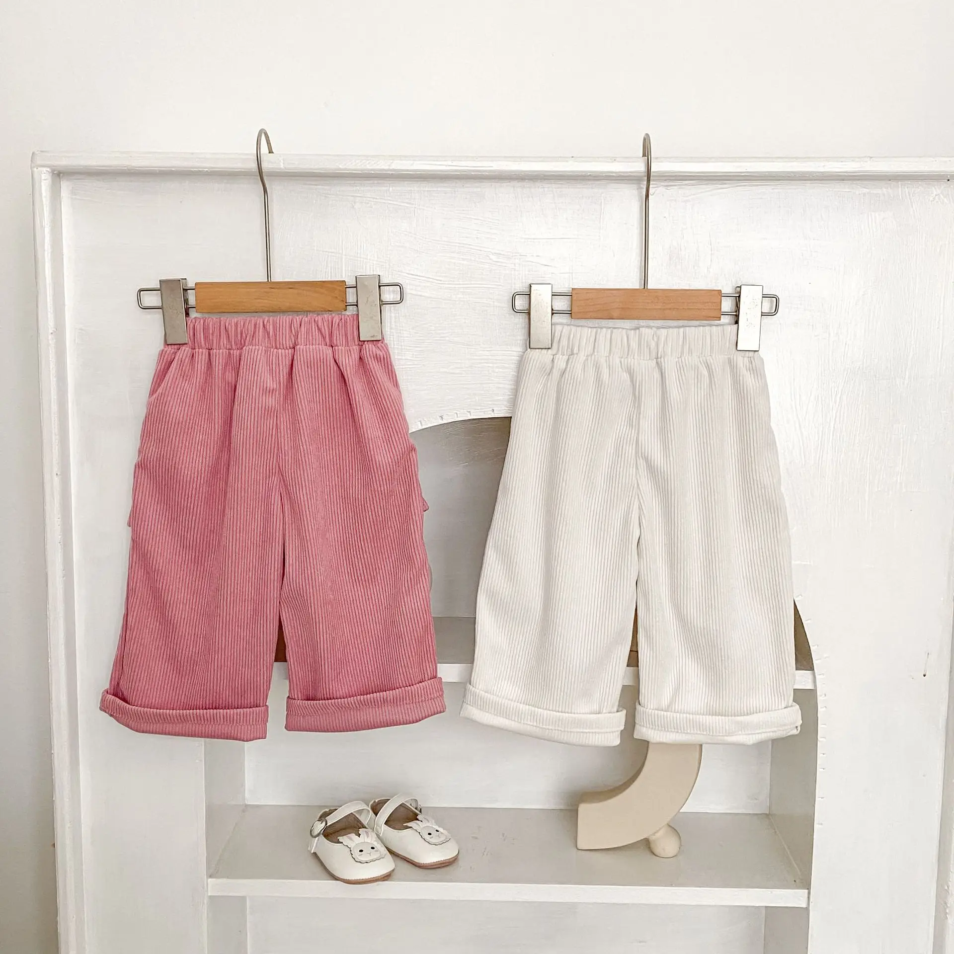 2025 Autumn New Baby Girl Corduroy Pants Children Loose Trousers Infant Girls Sweat Pants Kids Toddler Casual Pants 8 S9b15e63d377c41ea89bcacecd49e31b4t