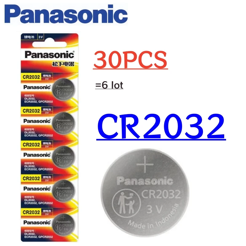 5-50PCS Original PANASONIC CR2032 CR 2032 3V Lithium Battery For Watch Calculator Clock Remote Control Toys Button Coins Cell 5-50PCS Original PANASONIC CR2032 CR 2032 3V Lithium Battery For Watch Calculator Clock Remote Control Toys Button Coins Cell
