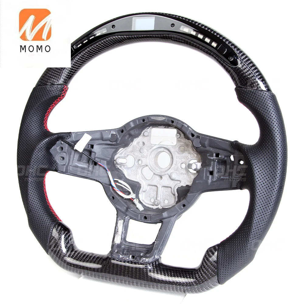Custom Car Steering Wheel For VW volant golf 7r LED Carbon Fiber Steering Wheel OHC MOTORS
Custom Car Steering Wheel For VW volant golf 7r LED Carbon Fiber Steering Wheel OHC MOTORS