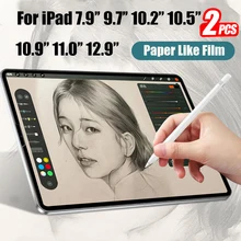 Paper Like Screen Protector Film Matte PET Painting Write For Apple iPad 9.7 Air 2 3 4 10.5 10.9 2020 Pro 11 10.2 7th 8th Gen Paper Like Screen Protector Film Matte PET Painting Write For Apple iPad 9.7 Air 2 3 4 10.5 10.9 2020 Pro 11 10.2 7th 8th Gen