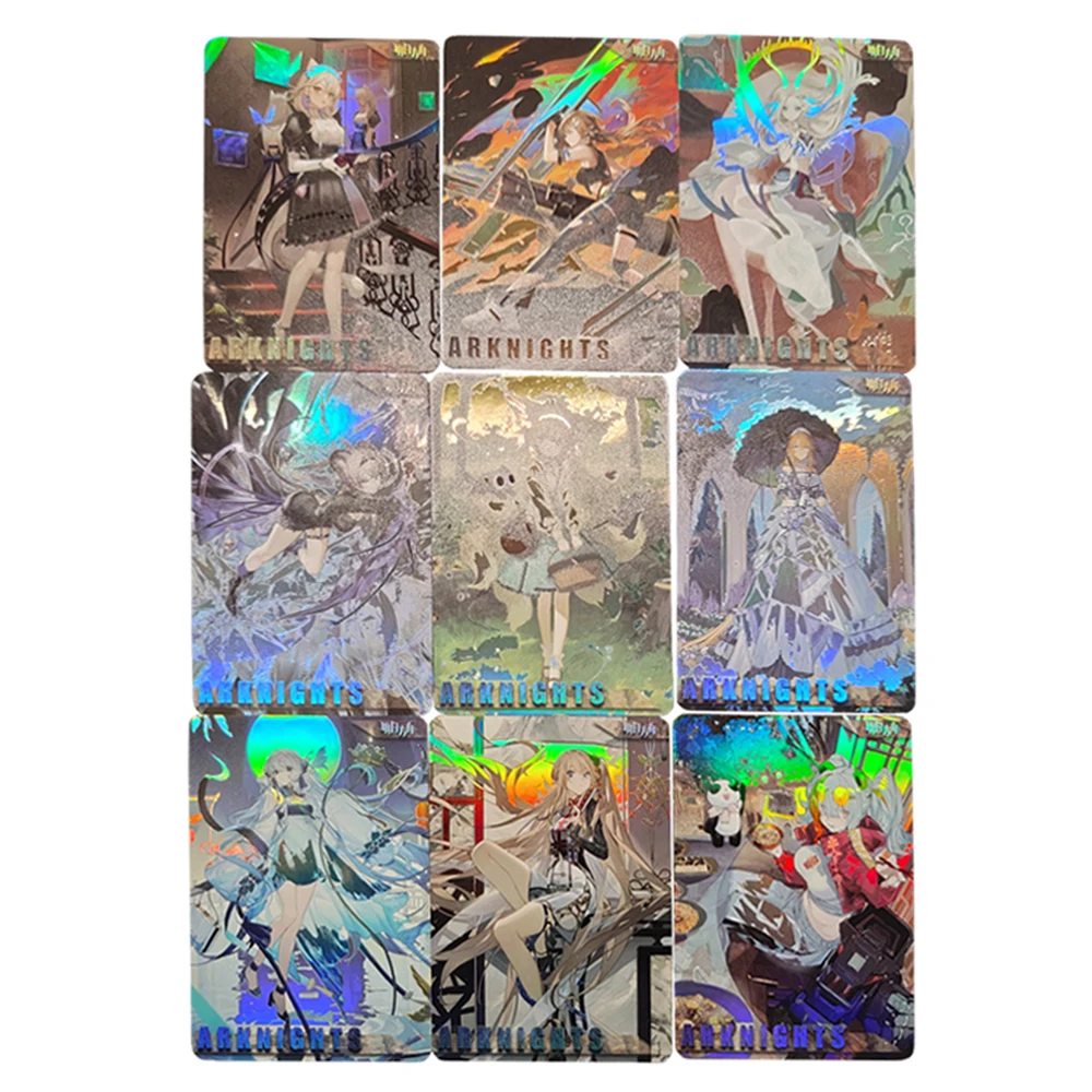 9Pcs/set Diy Self Made Arknights Kawaii Collectible Card Meteor Vermeil Color Flash Card Game Anime Peripherals Card Gift Toys
9Pcs/set Diy Self Made Arknights Kawaii Collectible Card Meteor Vermeil Color Flash Card Game Anime Peripherals Card Gift Toys