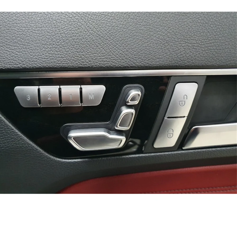 Car Styling Door Seat Memory Lock Window Lift Button Trim Covers Stickers for Mercedes Benz C E Class W204 W212 CLA/GLA
Car Styling Door Seat Memory Lock Window Lift Button Trim Covers Stickers for Mercedes Benz C E Class W204 W212 CLA/GLA