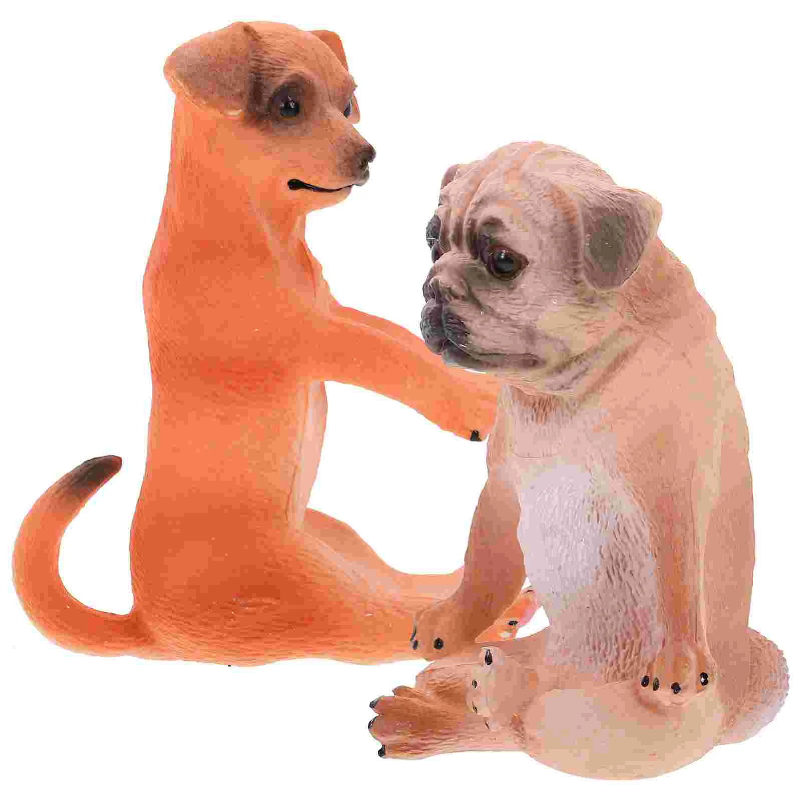 2 Pcs Dog Model Tabletop Ornament Models Fake Puppy Ornaments Mini Toy Figurine Miniature Realistic Figurines
2 Pcs Dog Model Tabletop Ornament Models Fake Puppy Ornaments Mini Toy Figurine Miniature Realistic Figurines
