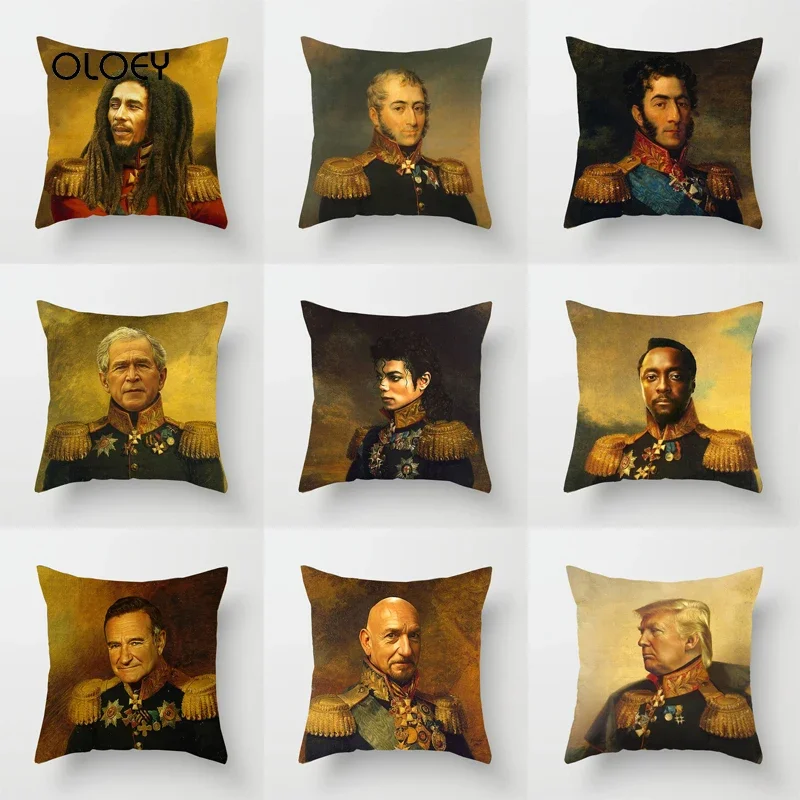 Bob Marie Donald Trump European-style Retro Benedict Cumberbatch Polyester Fiber Pillowcase Family Bedroom Hotel Car Decoration.
Bob Marie Donald Trump European-style Retro Benedict Cumberbatch Polyester Fiber Pillowcase Family Bedroom Hotel Car Decoration.