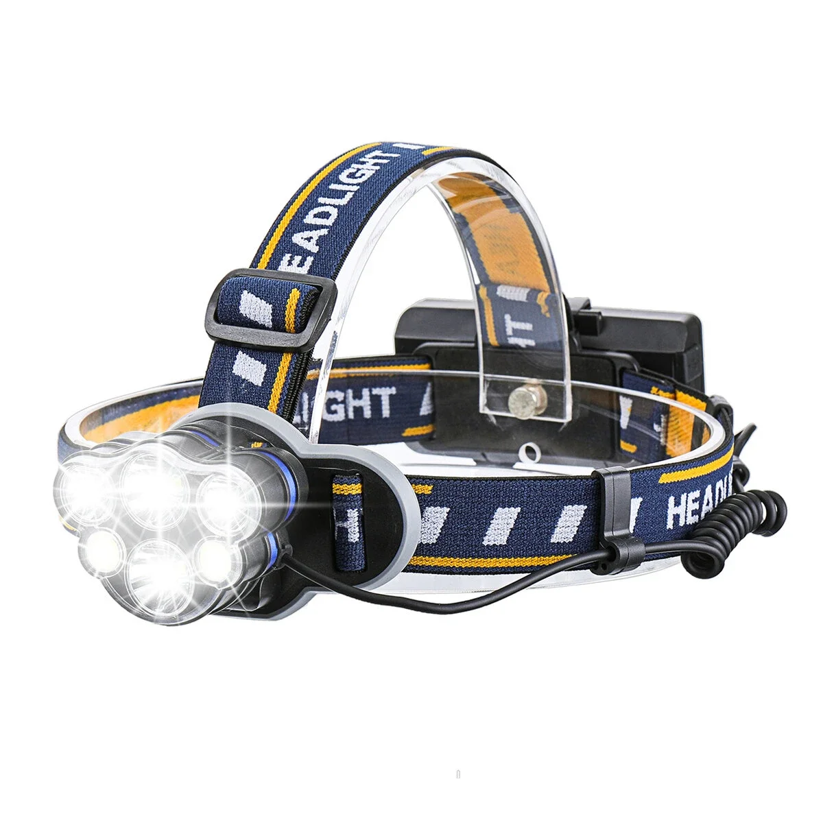 1200lm 6 LED Headlamp 8 Modes Waterproof USB Rechargeable Flashlight for Camping Fishing Cycling Electric Bike Electric Scooter
1200lm 6 LED Headlamp 8 Modes Waterproof USB Rechargeable Flashlight for Camping Fishing Cycling Electric Bike Electric Scooter