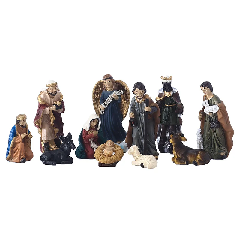 Nativity Sets for Christmas Indoor 11Pcs Resin Figurines Holiday Decors Nativity Scene Tabletop Decor Religious Collection Gifts
Nativity Sets for Christmas Indoor 11Pcs Resin Figurines Holiday Decors Nativity Scene Tabletop Decor Religious Collection Gifts
