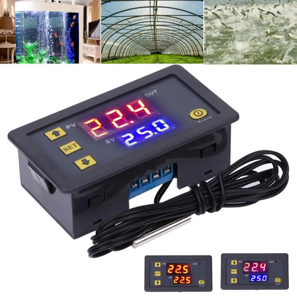 

W3230 LED Digital Control Temperature Microcomputer New 110V Thermostat Thermometer 24V DC Switch Thermoregulator AC 220V 1 U5B8