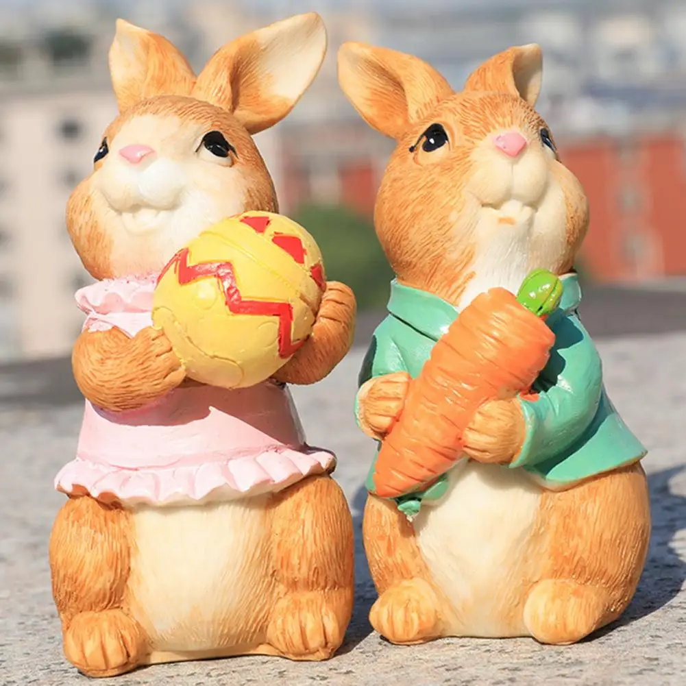 Easter Bunny Ornament Easter Bunny Figurine Resin Statue Sculpture Desktop Garden Decoration Ornament Festival Gift Safe Easter
Easter Bunny Ornament Easter Bunny Figurine Resin Statue Sculpture Desktop Garden Decoration Ornament Festival Gift Safe Easter