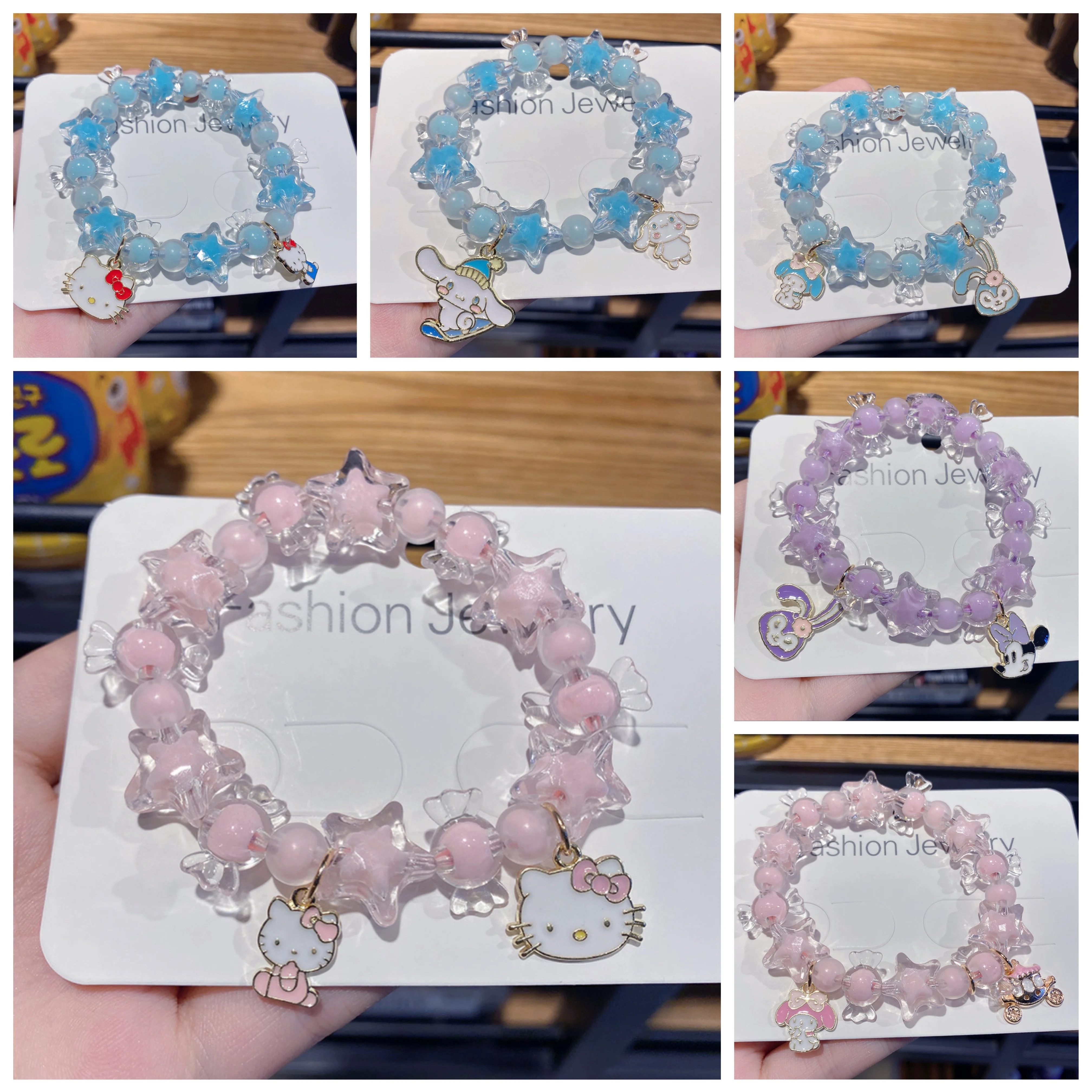 Hello Kitty Accessories Ins Super Hot and Cute Melody Girl Friend Bracelet Lovely Cinnamoroll Bracelet for Children's Gifts 
Hello Kitty Accessories Ins Super Hot and Cute Melody Girl Friend Bracelet Lovely Cinnamoroll Bracelet for Children's Gifts