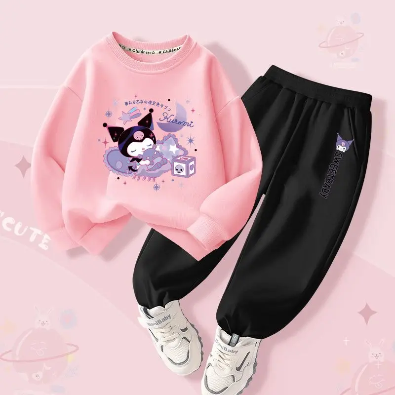 Kuromi My Melody Anime Kawaii Sanrio Autumn Long Sleeve Stuff Shirt Pants Cute Cinnamoroll Cartoon Hoodie Trousers Toys for Kids
Kuromi My Melody Anime Kawaii Sanrio Autumn Long Sleeve Stuff Shirt Pants Cute Cinnamoroll Cartoon Hoodie Trousers Toys for Kids