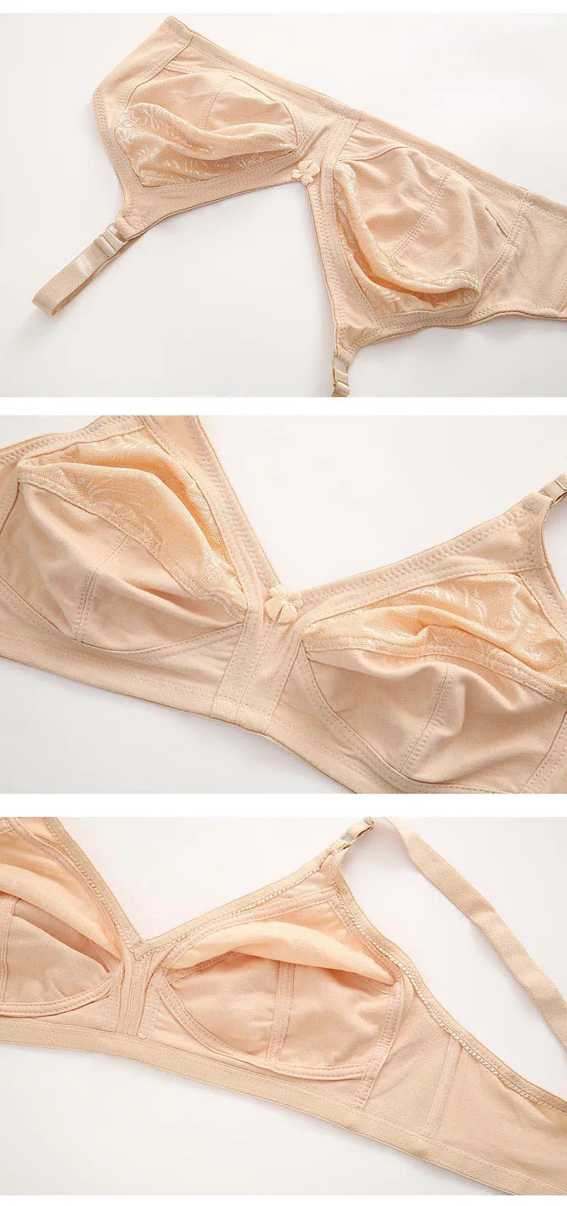 Women Bra Seamless Underwear Cotton Bras for Women Push Up Comfy Sexy Lace Full Cup C D E F Lingerie Top Large Size 38-50 BH C03 Women Bra Seamless Underwear Cotton Bras for Women Push Up Comfy Sexy Lace Full Cup C D E F Lingerie Top Large Size 38-50 BH C03