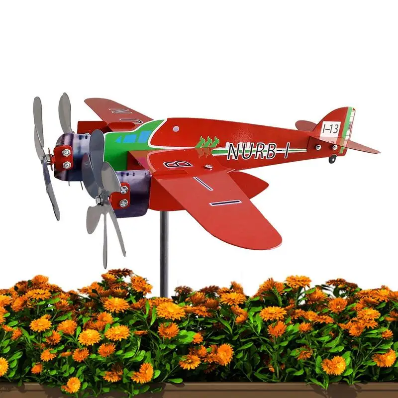 Outdoor Spinners Creative Airplane Shape Wind Spinner Wind Powered Catchers 3D Spinning Decor Garden Decoration Accessories
Outdoor Spinners Creative Airplane Shape Wind Spinner Wind Powered Catchers 3D Spinning Decor Garden Decoration Accessories