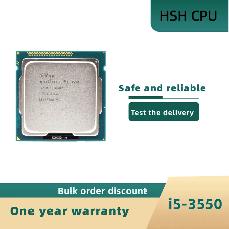 Процессор intel Core i5 3550 четырехъядерный 3,3 ГГц 77 Вт Разъем LGA 1155 десктопный процессор рабочий 100%
Процессор intel Core i5 3550 четырехъядерный 3,3 ГГц 77 Вт Разъем LGA 1155 десктопный процессор рабочий 100%