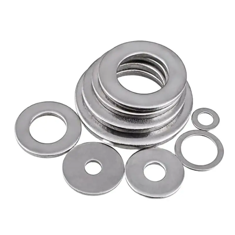 

M22 M24 M25 M27 M28 M30 M32 M33 M35 M36 M39 M40 M42 M45 M48 M50 M52 Shim Flat Washer Stainless Steel 304 Metric