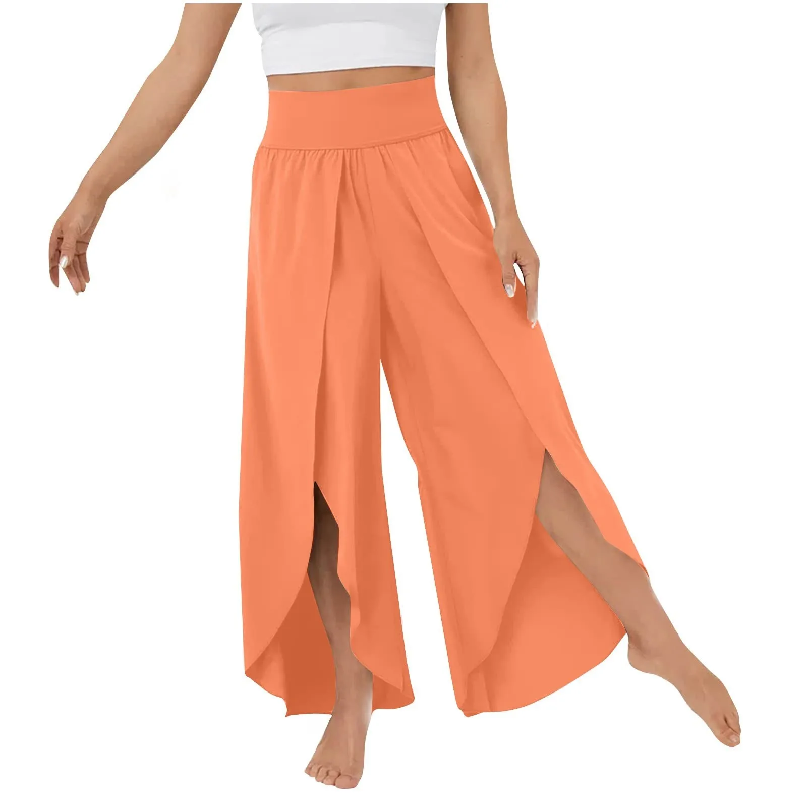 2024 Autumn And Summer Plus Size Women'S Stretch Belt Wide-Leg Pants Ladies Solid Color Split Full-Length Casual Pants
2024 Autumn And Summer Plus Size Women'S Stretch Belt Wide-Leg Pants Ladies Solid Color Split Full-Length Casual Pants