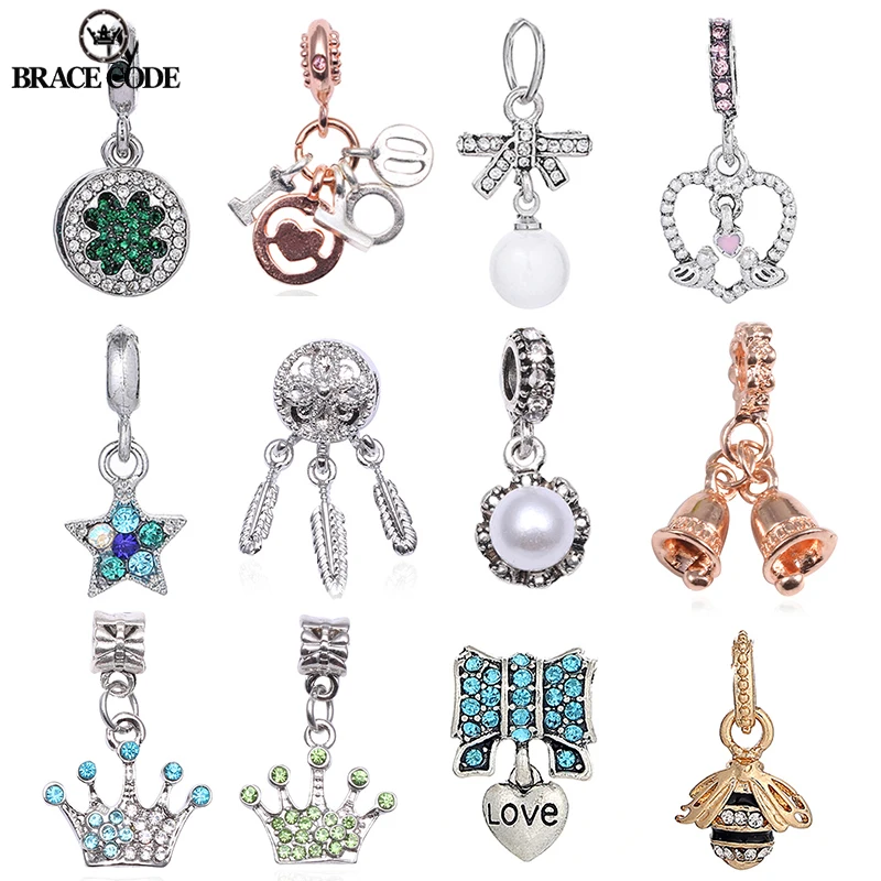 BRACE CODE 2Pcs/Lot Authentic Crystal Jewelry Beads Charms Brand Bracelet Original Good luck pendant Pendant DIY Women Jewelry
BRACE CODE 2Pcs/Lot Authentic Crystal Jewelry Beads Charms Brand Bracelet Original Good luck pendant Pendant DIY Women Jewelry