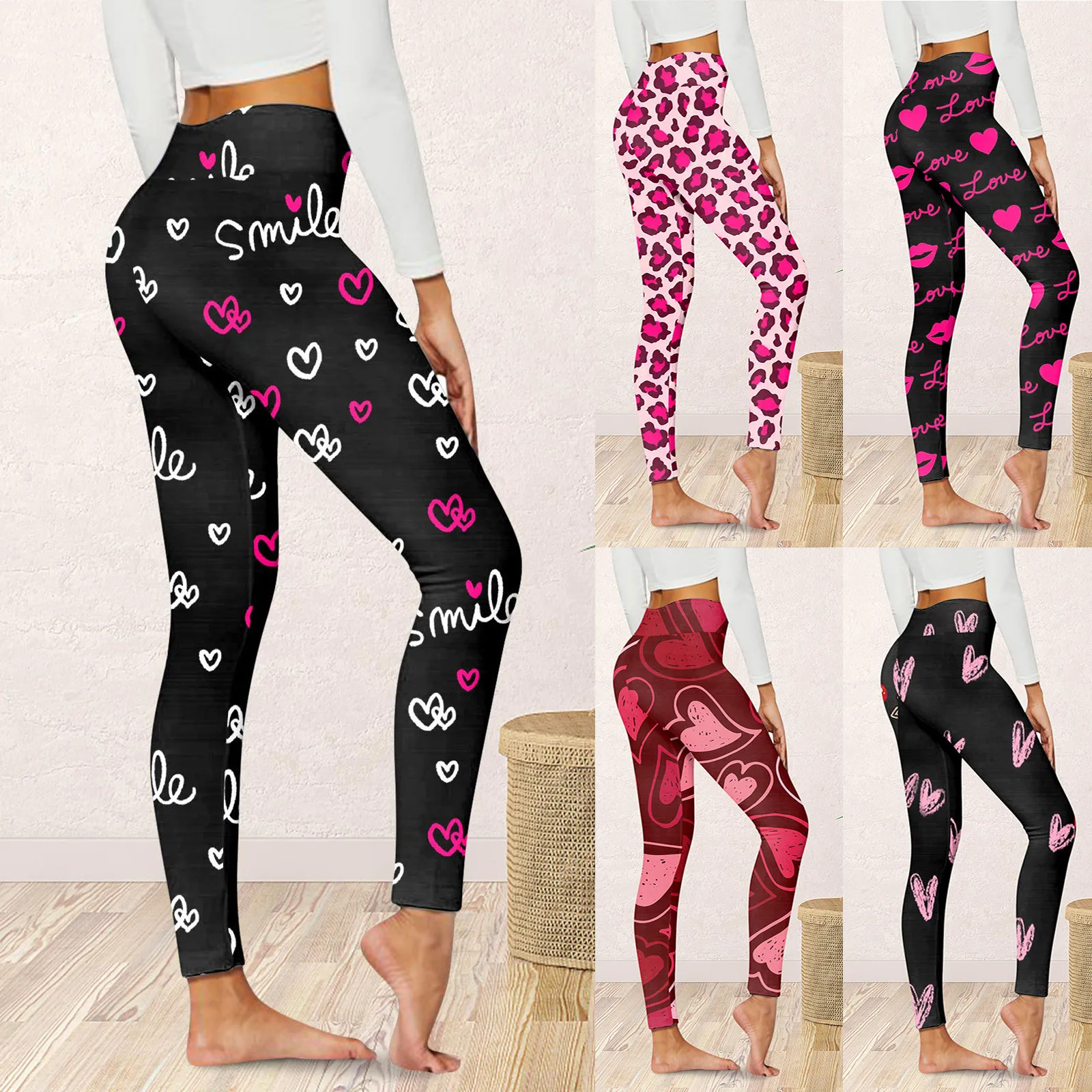 Cute Love Heart Printing Women Leggings St Saint Valentines Day Shark Pants Girls Tights Trousers Baby Girlfriend Pantalones
Cute Love Heart Printing Women Leggings St Saint Valentines Day Shark Pants Girls Tights Trousers Baby Girlfriend Pantalones