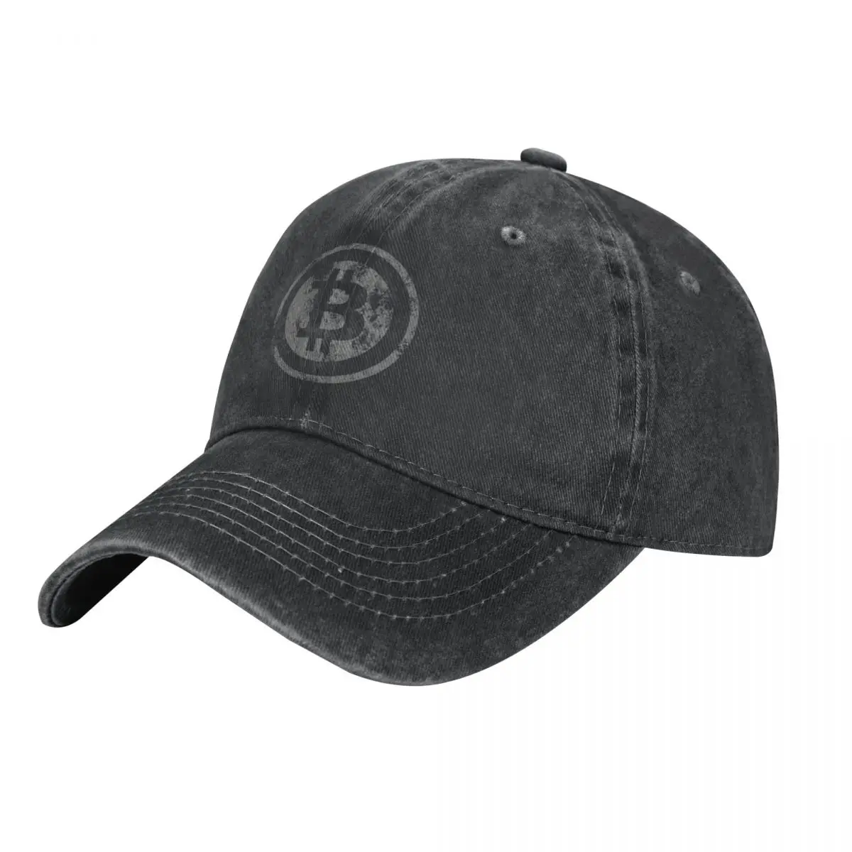 

Винтажная бейсбольная кепка с логотипом биткоина