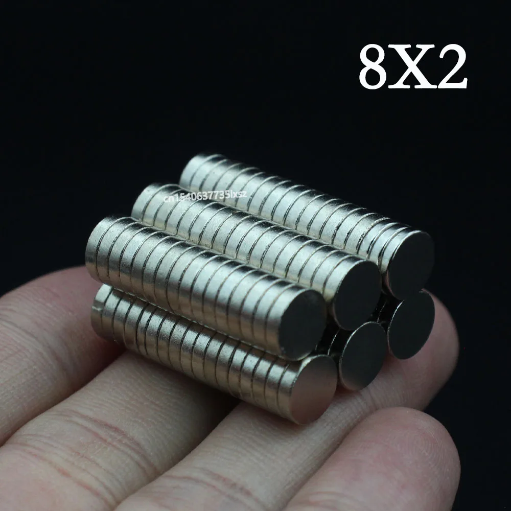 

10-60 pcs 8x2 mm Mini Small circular Magnets strong 8mmx2mm Fridge N35 Neodymium Magnet disc 6x2mm Permanent NdFeB Magnets 8*2