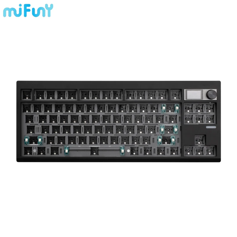 

MiFuny GMK87 Wireless Mechanical Keyboard Kit Tri-mode Hot-swap RGB Display Screen Customized Gasket 87 keys Gaming Keyboards