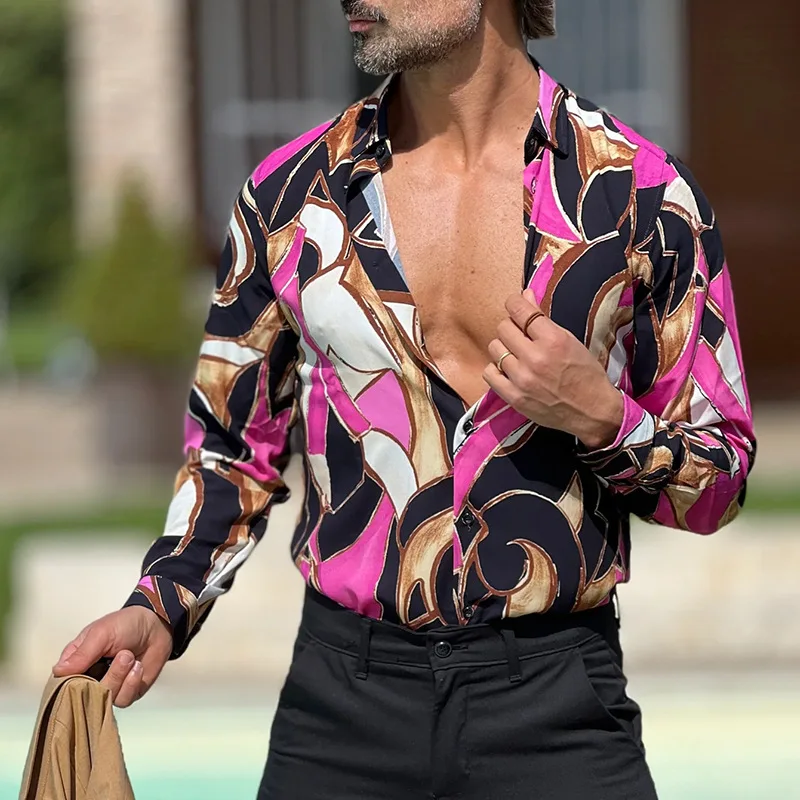 Summer 2023 new lapel cardigan men's hot sale striped men's shirt linen shirts men
Summer 2023 new lapel cardigan men's hot sale striped men's shirt linen shirts men