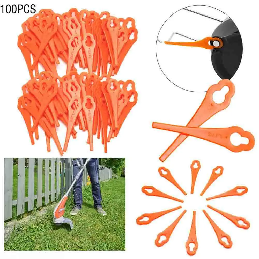 100pcs Replacement Plastic Blades For Güde RT250/18 RT Cordless Grass Trimmer Garden Tools Accessories High Quality
100pcs Replacement Plastic Blades For Güde RT250/18 RT Cordless Grass Trimmer Garden Tools Accessories High Quality