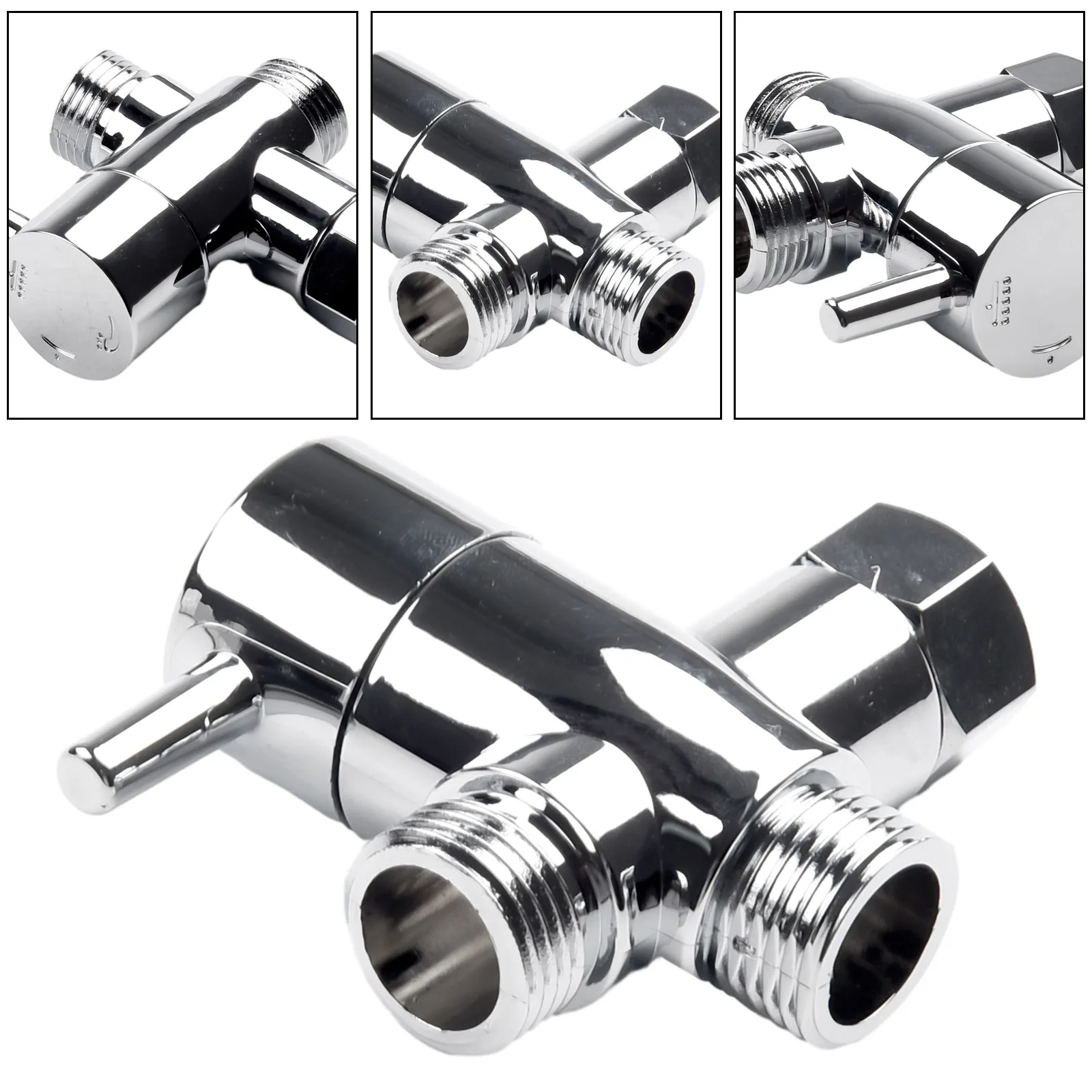 1/2 Inch 3-Way T-Adapter Bath Shower Head Arm Mounted Diverter Valve Tap Shower Water Distributor Shower Faucet Bathroom Parts
1/2 Inch 3-Way T-Adapter Bath Shower Head Arm Mounted Diverter Valve Tap Shower Water Distributor Shower Faucet Bathroom Parts
